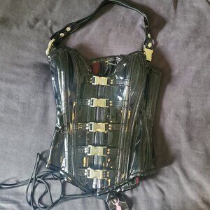 Passional Boutique PVC Buckled Corset (26)